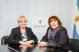Imágen de Enacom recibi a la Presidenta del Consejo Nacional de las Mujeres 