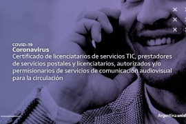 Imágen de Certificado de licenciatarios de servicios TIC, Postales y de servicios de Comunicacin audiovisual para la circulacin