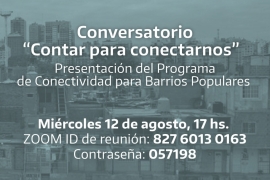 Imágen de Presentacin virtual del Programa de Conectividad para Barrios Populares
