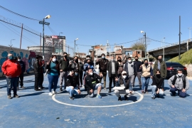 Imágen de ENACOM present proyectos de conectividad en el Barrio Padre Carlos Mugica