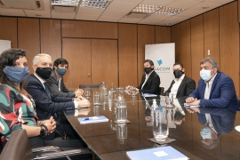 Imágen de Reunin con el ministro Alak para avanzar en conectividad para unidades penitenciarias
