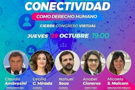 Imágen de Cierre del congreso virtual Conectividad como Derecho Humano