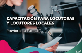 Imágen de Capacitación para Locutores y Locutoras locales en La Pampa