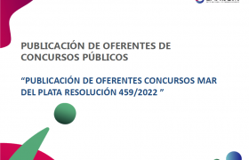 Imágen de (30-08-2022) PUBLICACIÓN DE OFERENTES CONCURSOS MAR DEL PLATA RESOLUCIÓN 459/2022