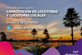 Imágen de Inicia la capacitacin para locutoras y locutores en Corrientes