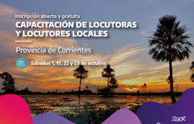 Imágen de Inicia la capacitación para locutoras y locutores en Corrientes
