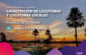 Imágen de (OCTUBRE 2022) Inicia la capacitación para locutoras y locutores en Corrientes
