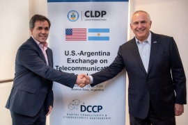 Imágen de Cierre de las jornadas sobre telecomunicaciones entre Argentina y Estados Unidos